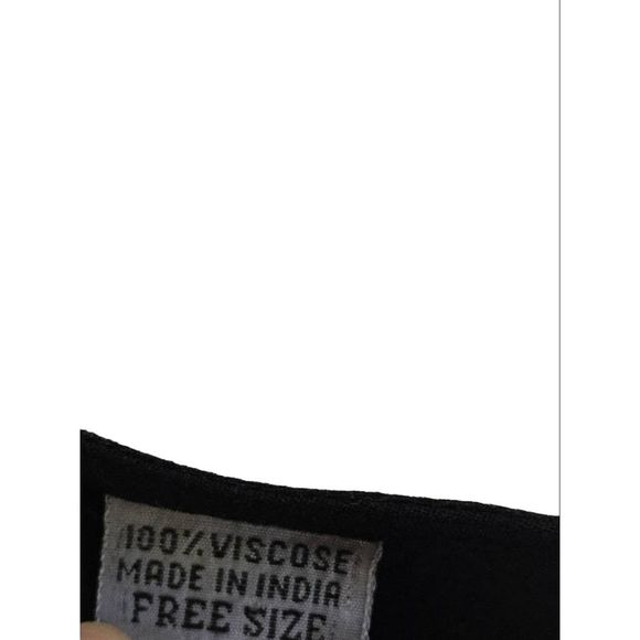 Black Embroidered Maxi Dress Medium - Picture 6 of 8